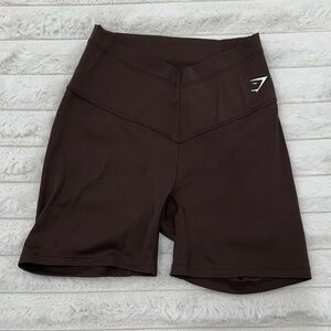 Gymshark Never Worn Dark Brown Athletic Shorts